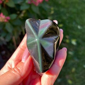 Rainbow obsidian (2) star craving | crystal